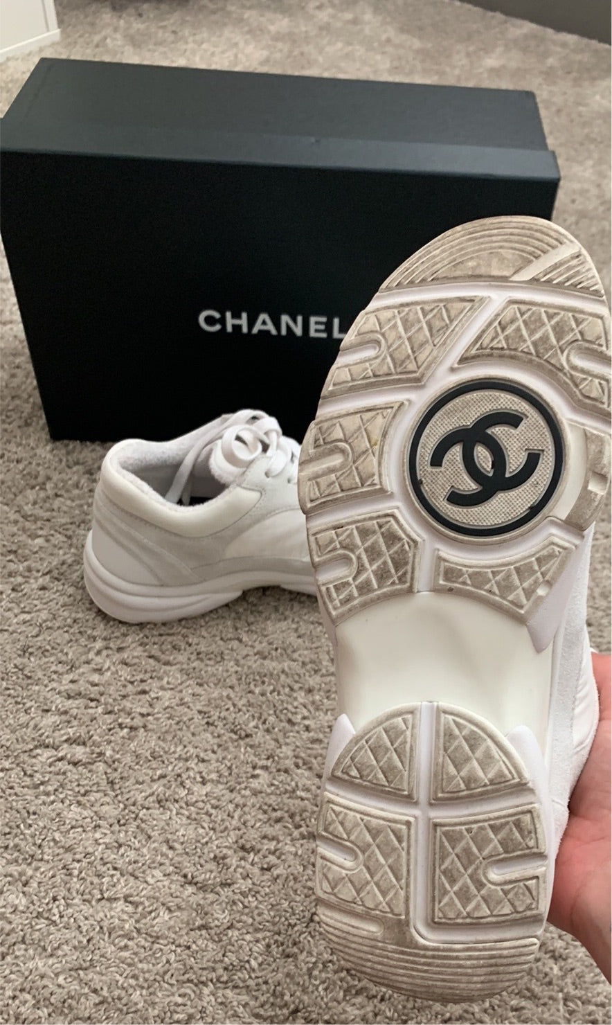 Chanel All White Trainers – THEE FASHION KI LLC