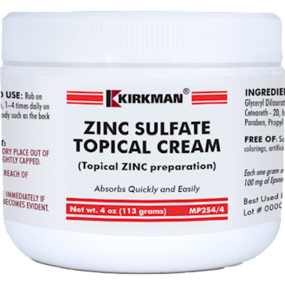 Zinc Sulfate Topical Cream 4 oz ASD ME | eBay