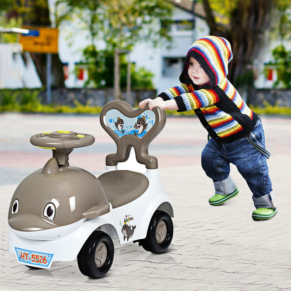 baby ride on car with handle