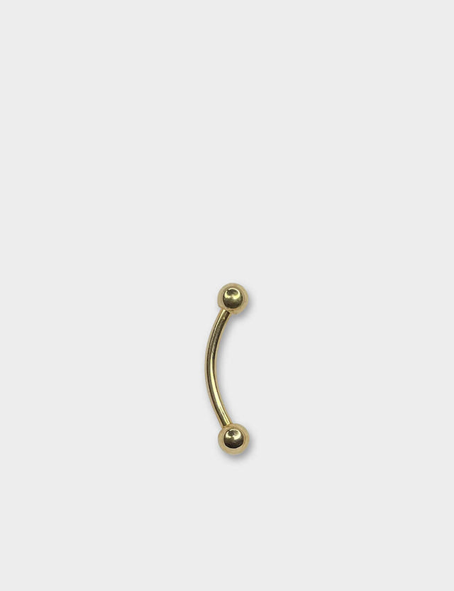 Product Image of Gold Titanium Curved Barbell #3