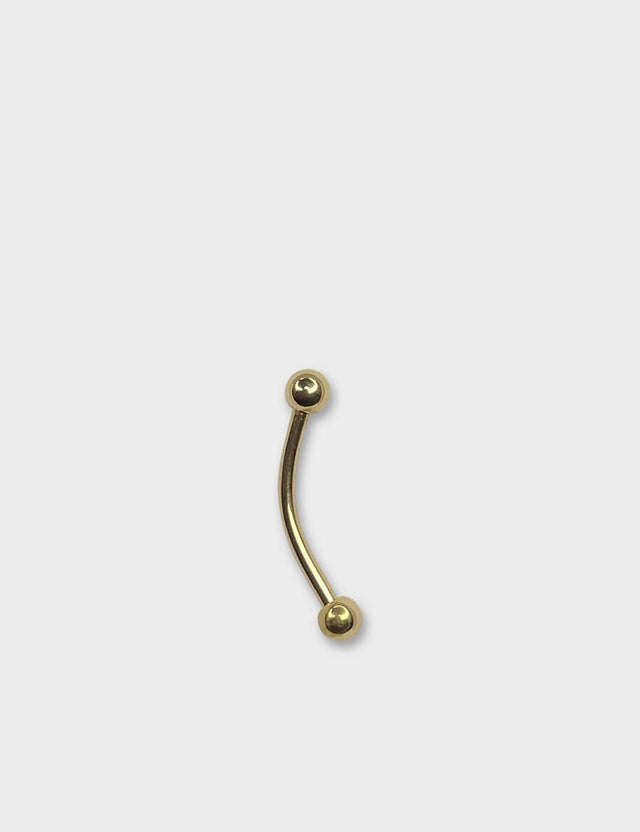Product Image of Gold Titanium Curved Barbell #4