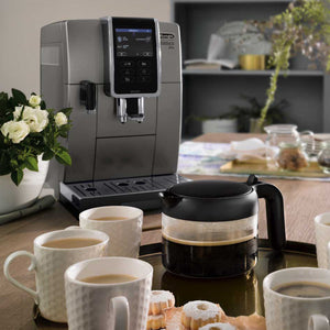  DeLonghi Dinamica ECAM35075 - Máquina de café espresso súper  automática, capuchino y cafetera con espumador de leche y sistema  LatteCremma, ECAM35075, acero inoxidable : Hogar y Cocina