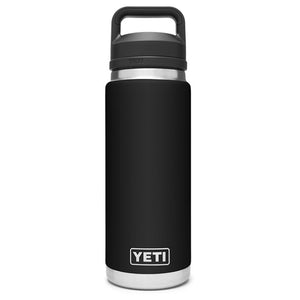 YETI Rambler Bottle - 18 oz. - Chug Cap - Black - TackleDirect