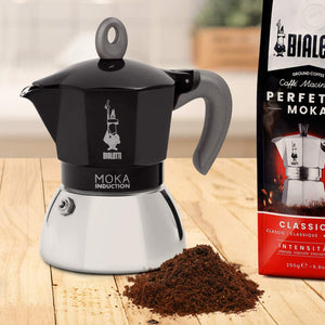 Bialetti Moka Express - Stovetop Espresso Maker - 6 Cup - Black