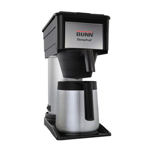 BUNN Heat N Brew Programmable Coffee Maker, 10 cup, Stainless Steel