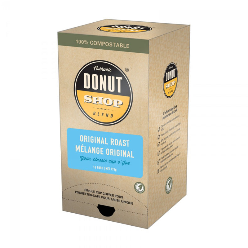 Reunion Island Authentic Donut Shop Blend Coffee Pods 16