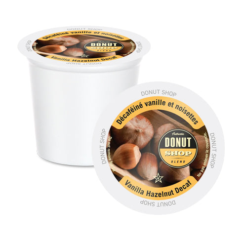 Donut Shop Decaf Vanilla Hazelnut Single Serve Coffee 24 Pack