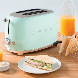 SMEG 4 SLICE TOASTERS PASTEL BLEU