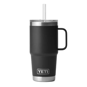 YETI Rambler 26 oz. Stackable Cup with Straw Lid, Black – ECS Coffee