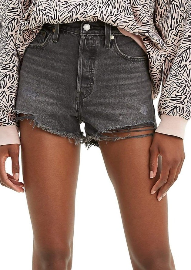 Levis High Loose Shorts  Light Wash Denim – Bella Chic