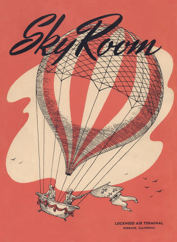 H.Lachambre - Two Men Flying in a Hot Air Balloon - Retro travel Poster -  Vintage Poster Coffee Mug by Studio Grafiikka - Pixels