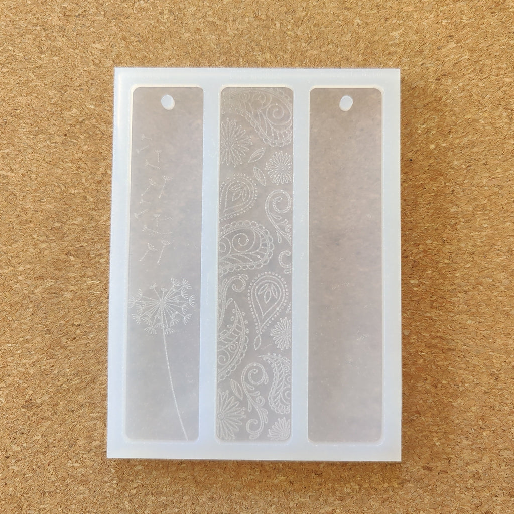 40pcs Resin Bookmark Mold Kit, 10pcs Bookmark Silicone Mold And 30p