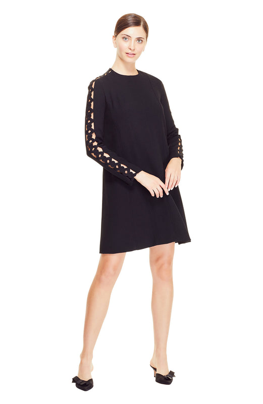 lela rose black dress