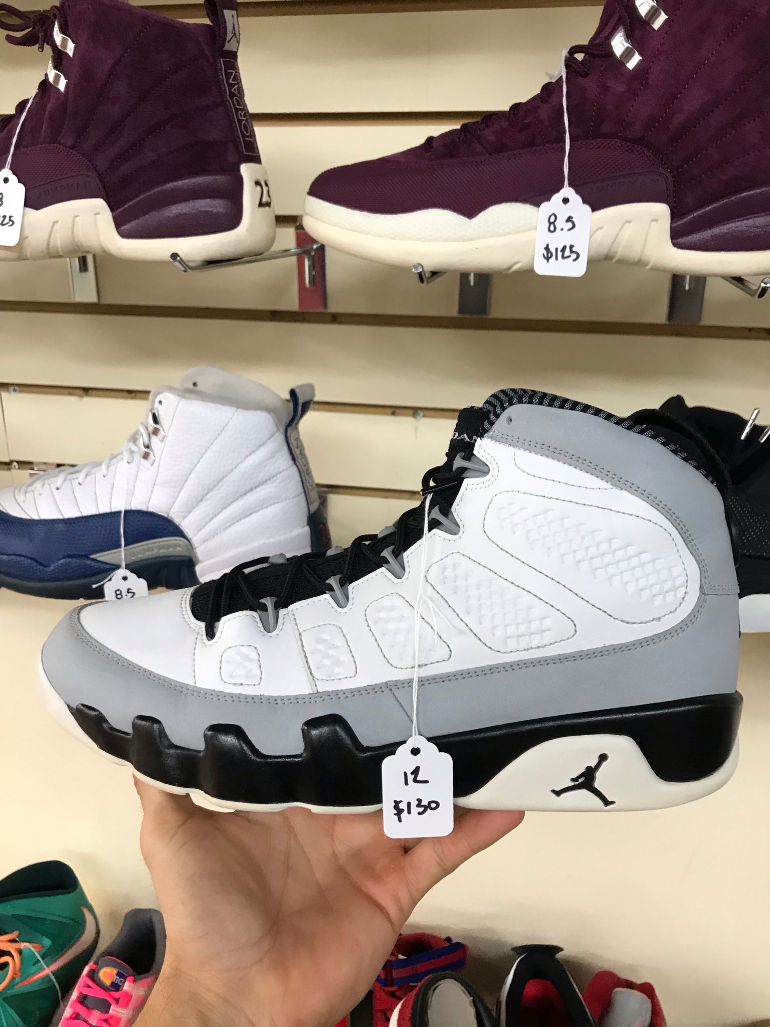 retro 9 size 8