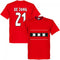 Amsterdam Team De Jong 21 T-Shirt - Red