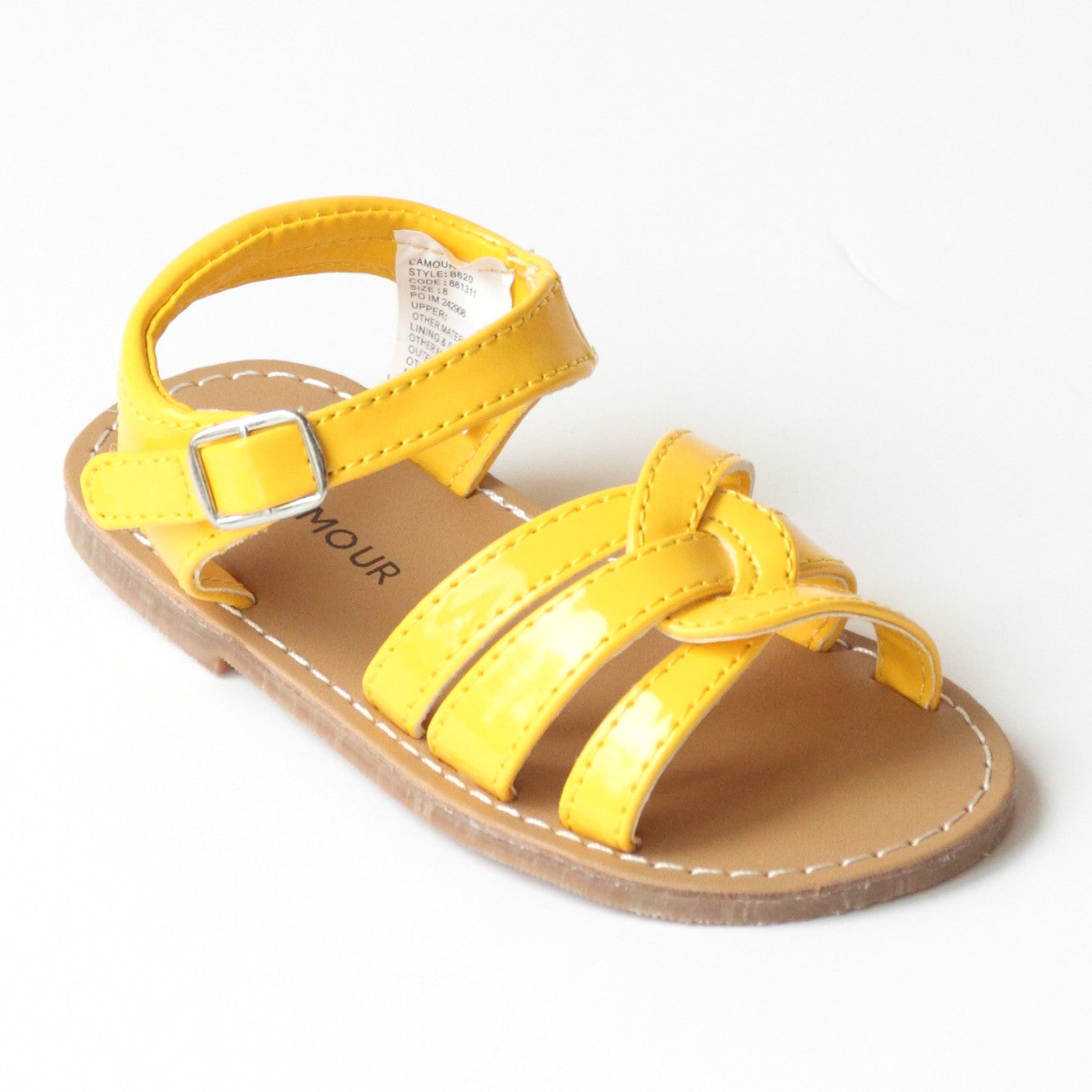 L'Amour Girls B620 Braided Sandals – Babychelle