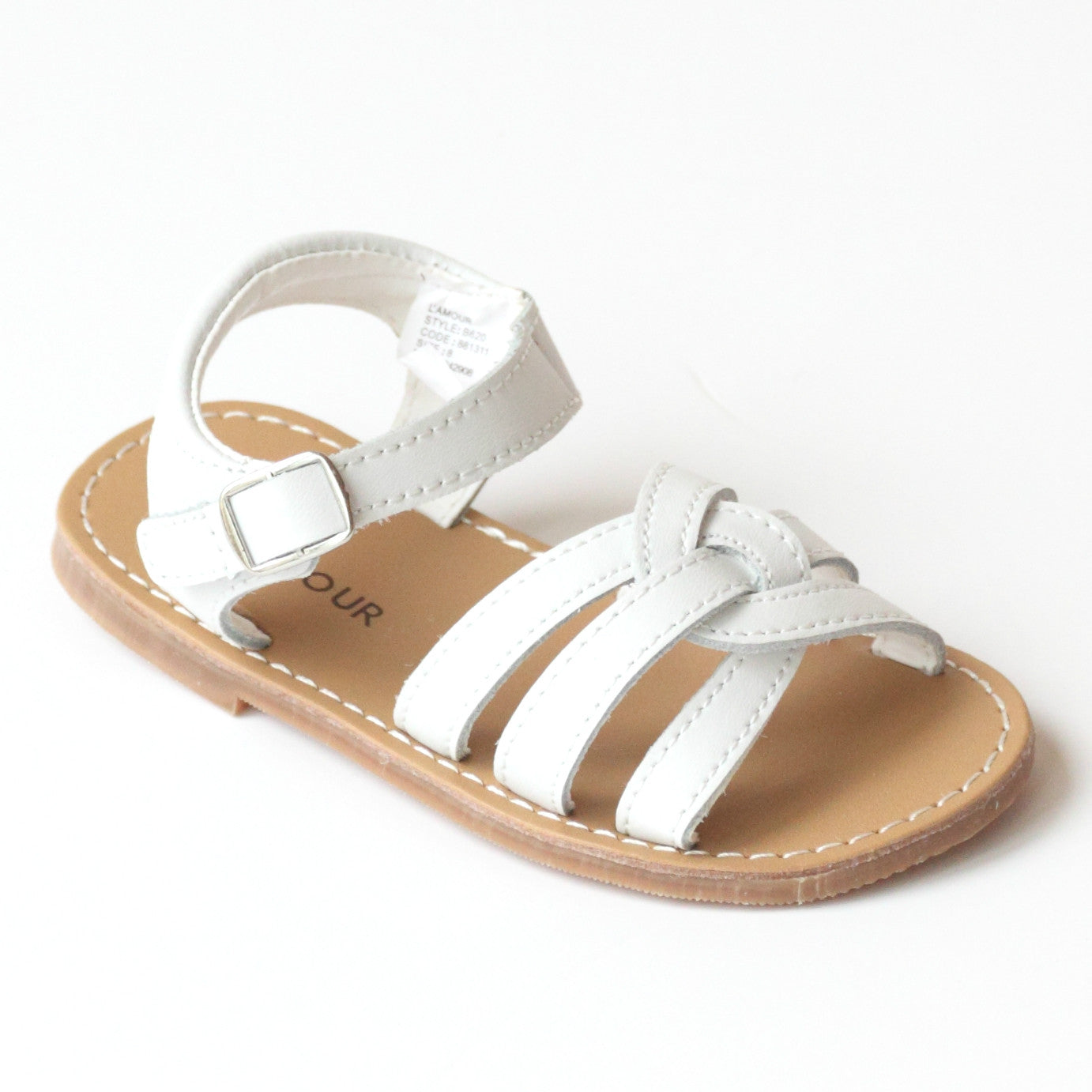 L'Amour Girls B620 Braided Sandals – Babychelle