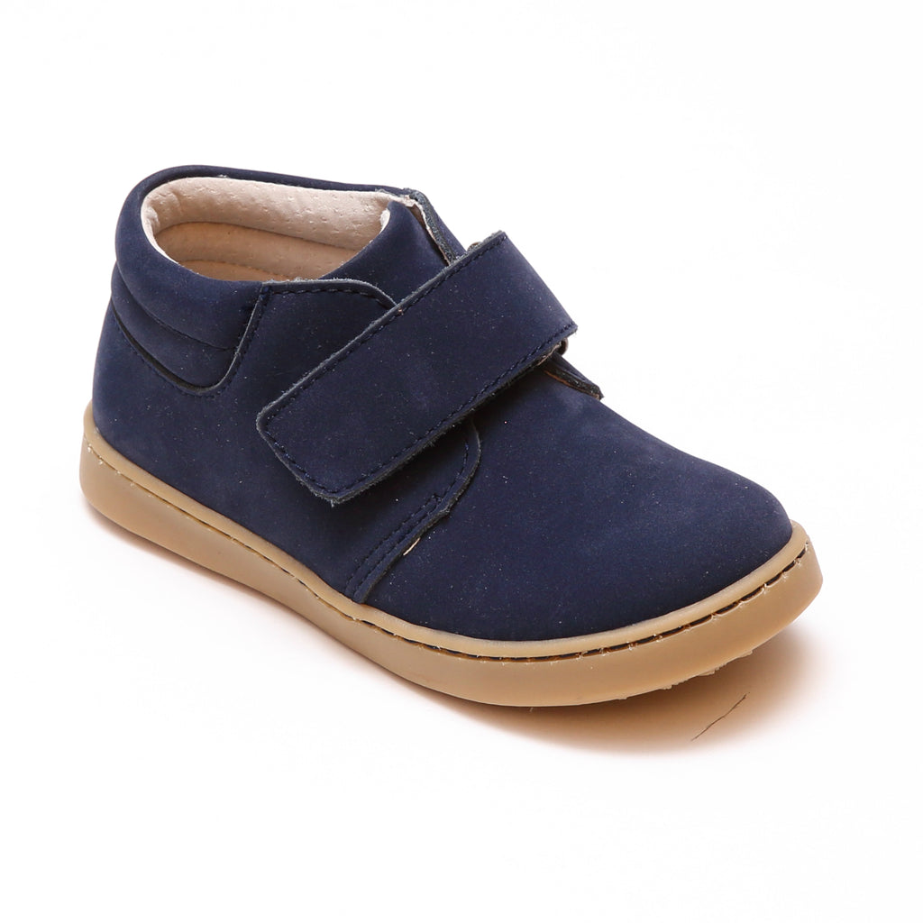 L'Amour Boys Parker Velcro Nubuck Leather Chukka Boot – Babychelle