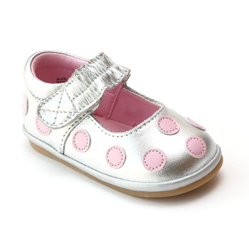 polka dot mary jane shoes