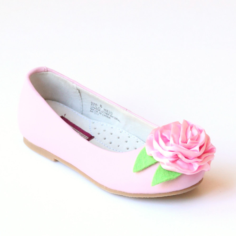 girls pink flats