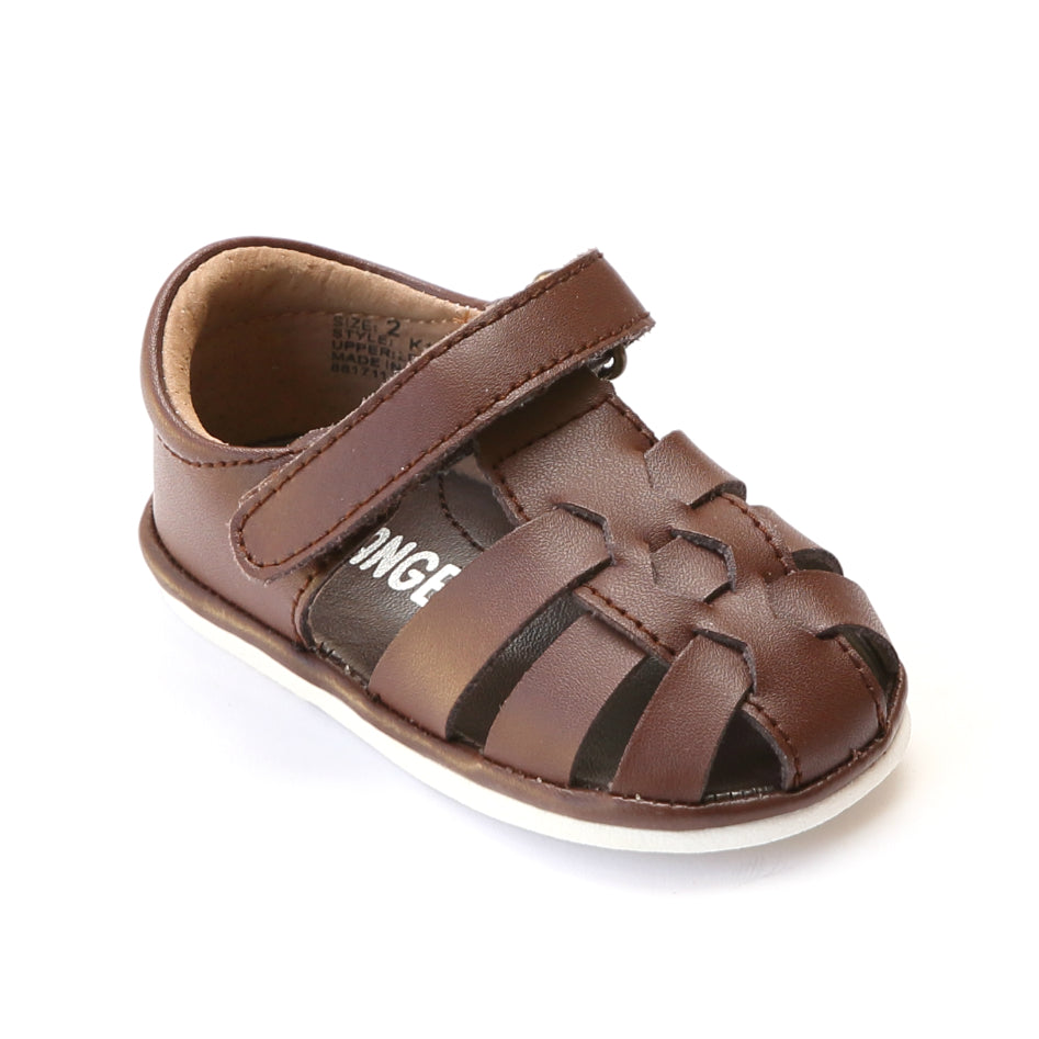 baby boy leather sandals