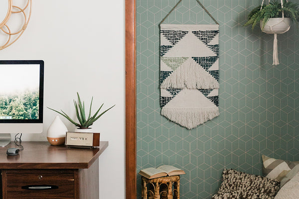 Custom Peel & Stick Wall Tiles with Dream Green DIY