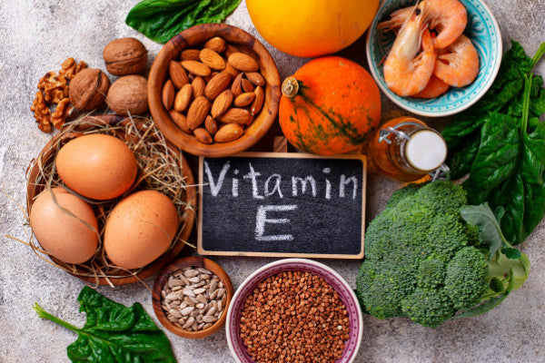 3 essential vitamins for nerve pain relief foods with vitamin e on counter broccoli eggs almonds walnuts