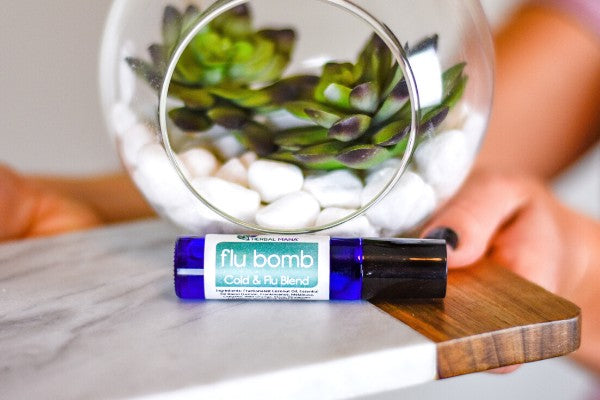 Flu Bomb Essential Oils Roller for Colds and Flus