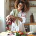 Woman Cooking Immune Boosting Foods