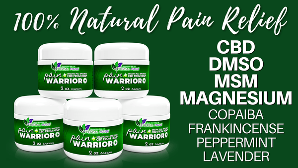 Pain Warrior+ CBD Infused DMSO Cream