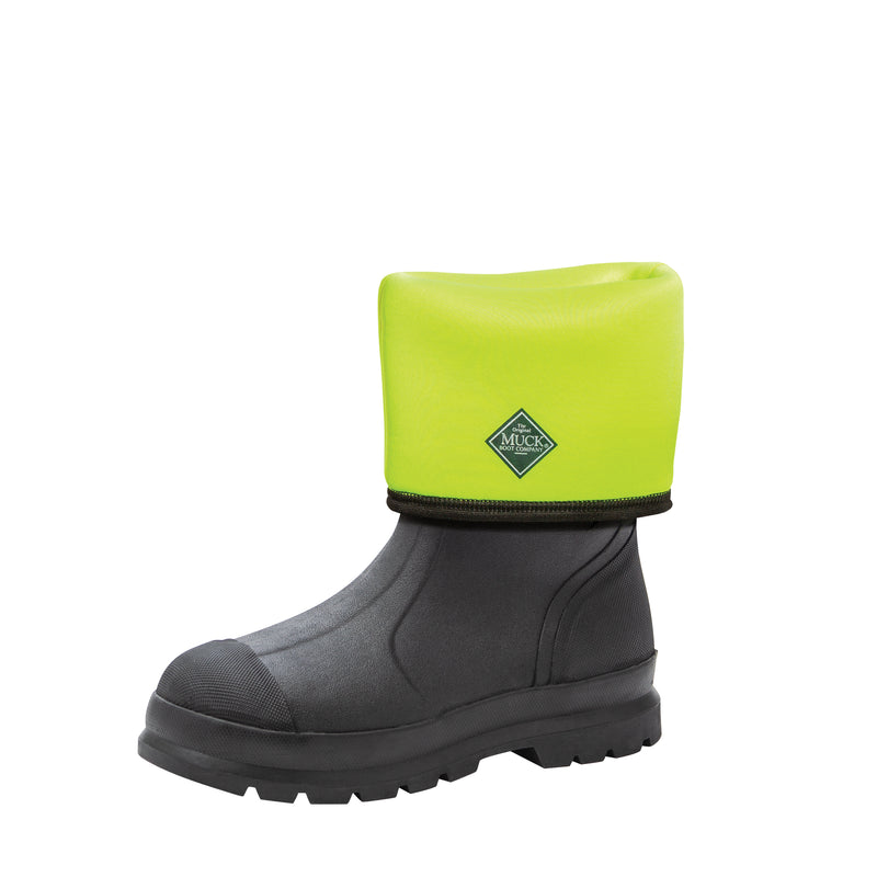 steel toe rubber boots wide calf