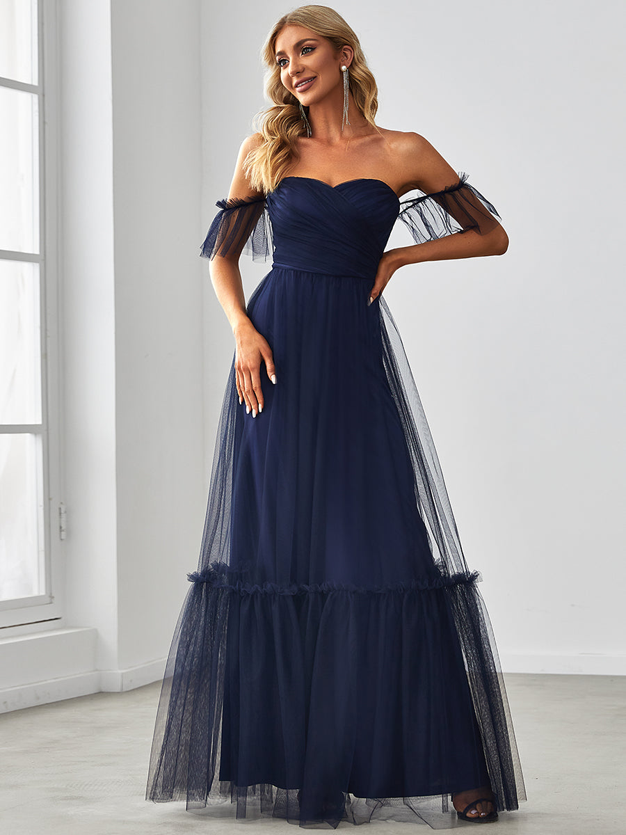 Blue A-line Dress (3068573)
