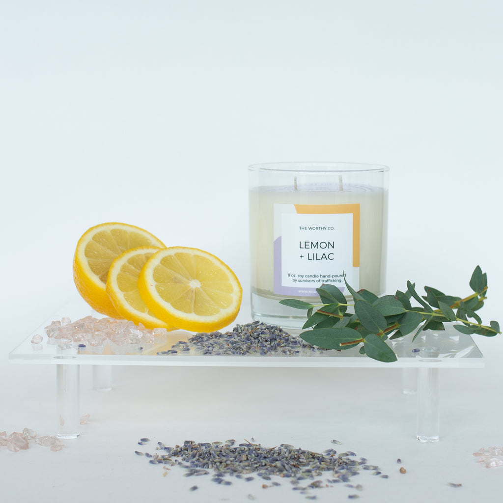 Summer Citrus Scented Candle - Grapefruit and Rose – Mestige