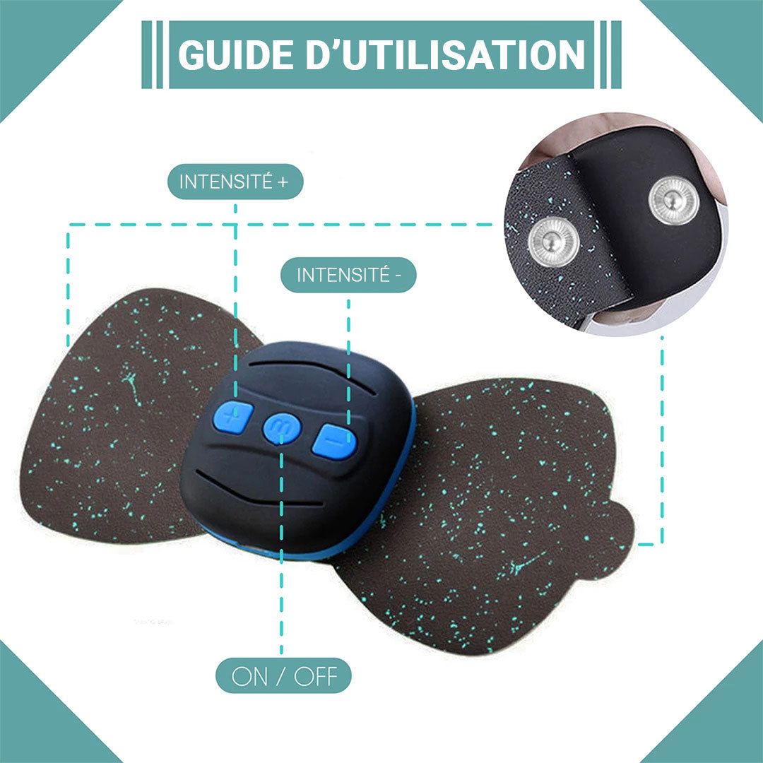 myost Mini Appareil de Massage Portable à Électrostimulation EMS
