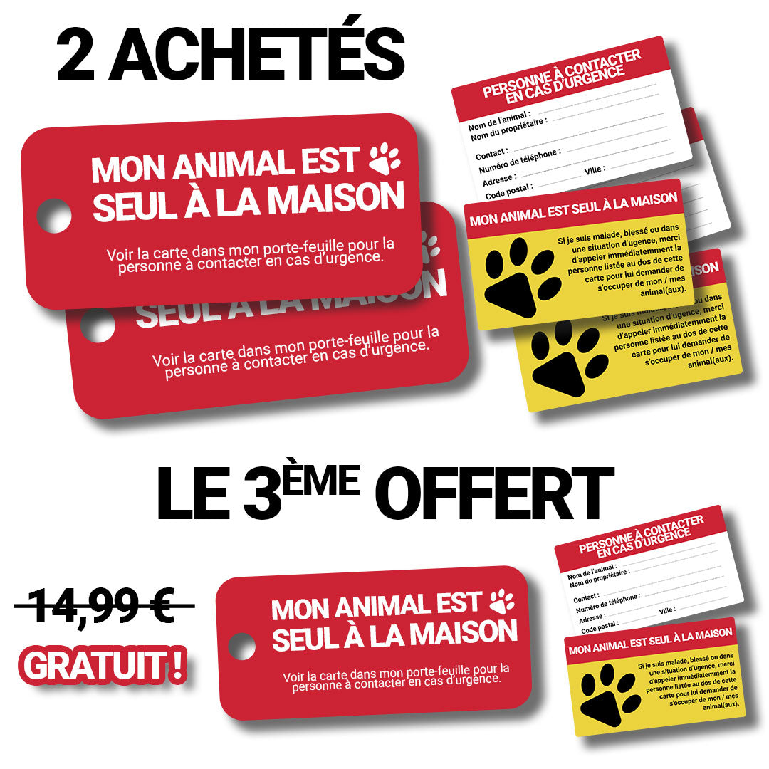 petsfe Porte Cle Urgence pour Animal de Compagnie