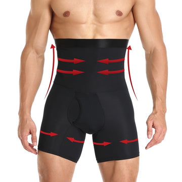 underslim Boxer de Compression Amincissant Taille Haute pour Homme