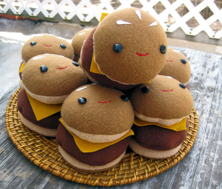 burger soft toy