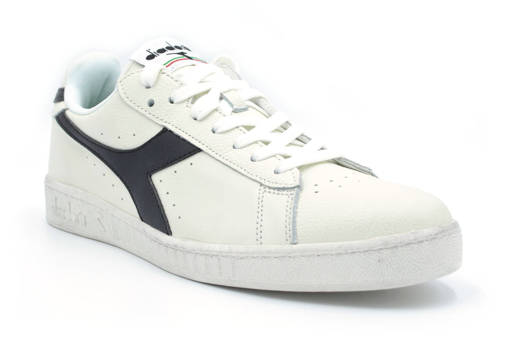 Game L Low Waxed White/Black Diadora 