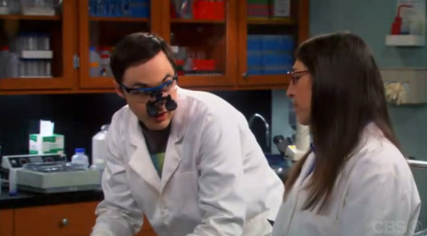 SheerVision Loupes - Being worn by Sheldon Cooper / Jim Parsons on the Big Bang Theory