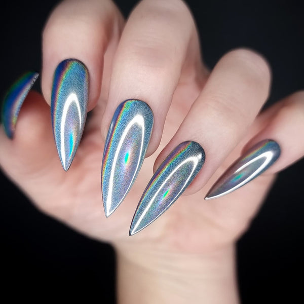 Extra Fine Holographic Chrome Nail Art Powder