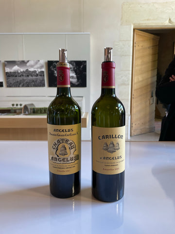 Chateau Angelus tasting one of the best wines of 2021 en primeur.