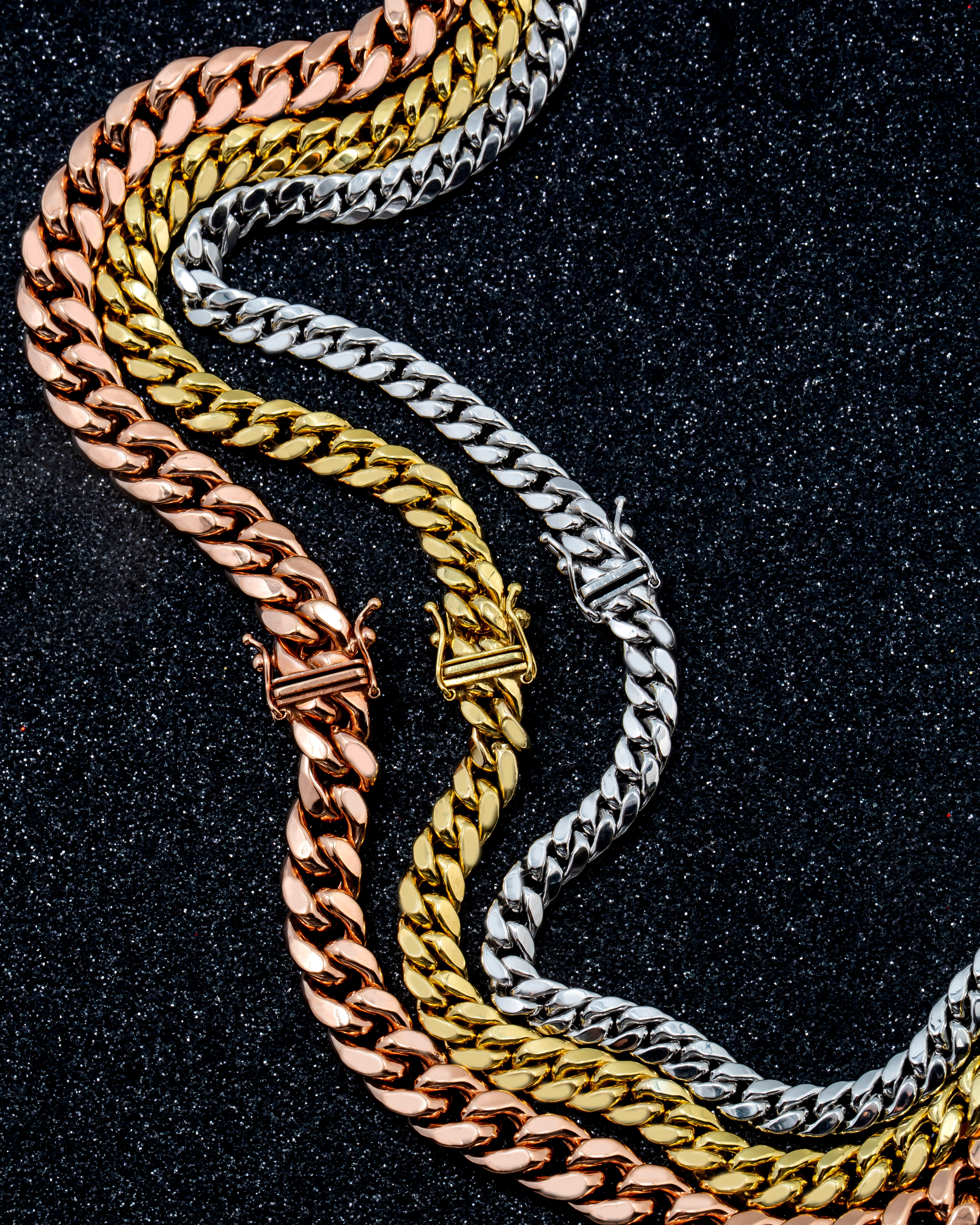 18k Yellow Gold Solid Mens Cuban Link Chain 5 mm – Avianne Jewelers