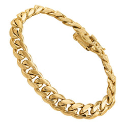 18K Yellow Solid Gold Miami Cuban Link 