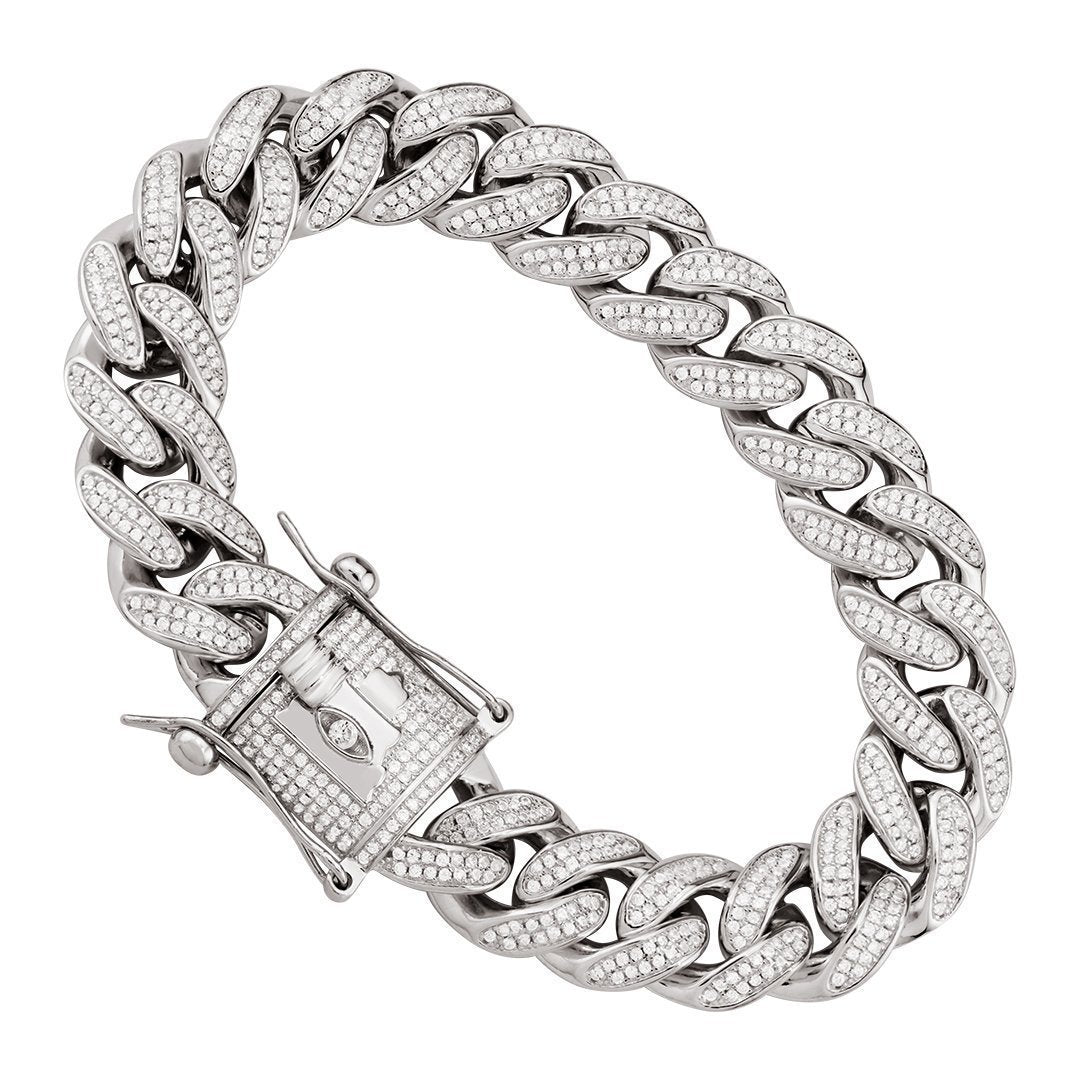 Lab Grown Diamond Cuban Link Bracelet