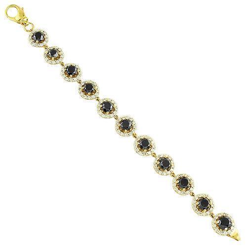 14K Yellow Solid Gold Unisex Diamond 