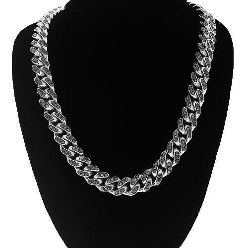 mens chains real diamonds