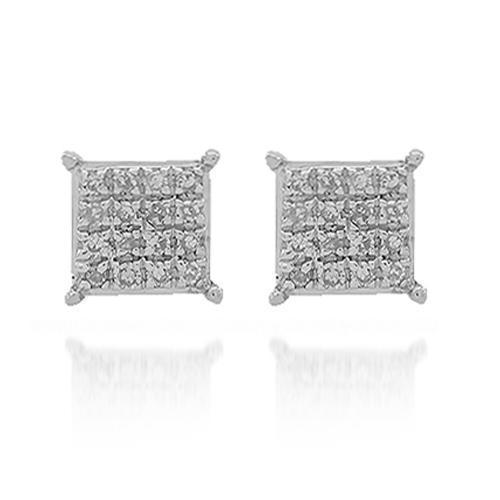 princess cut diamond stud earrings for women