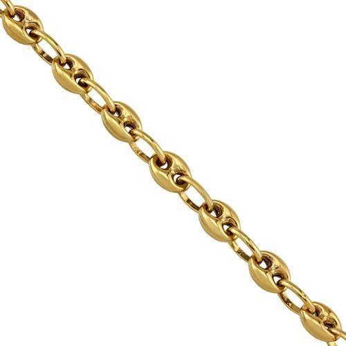 puffed mariner gold chain