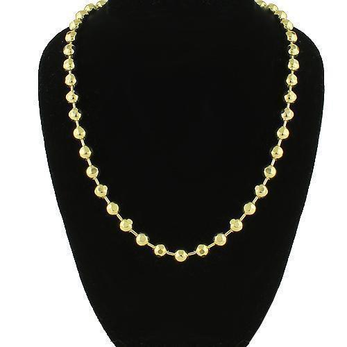 14K Yellow Gold Ball Bead Chain 5 mm–Alternative Chains
