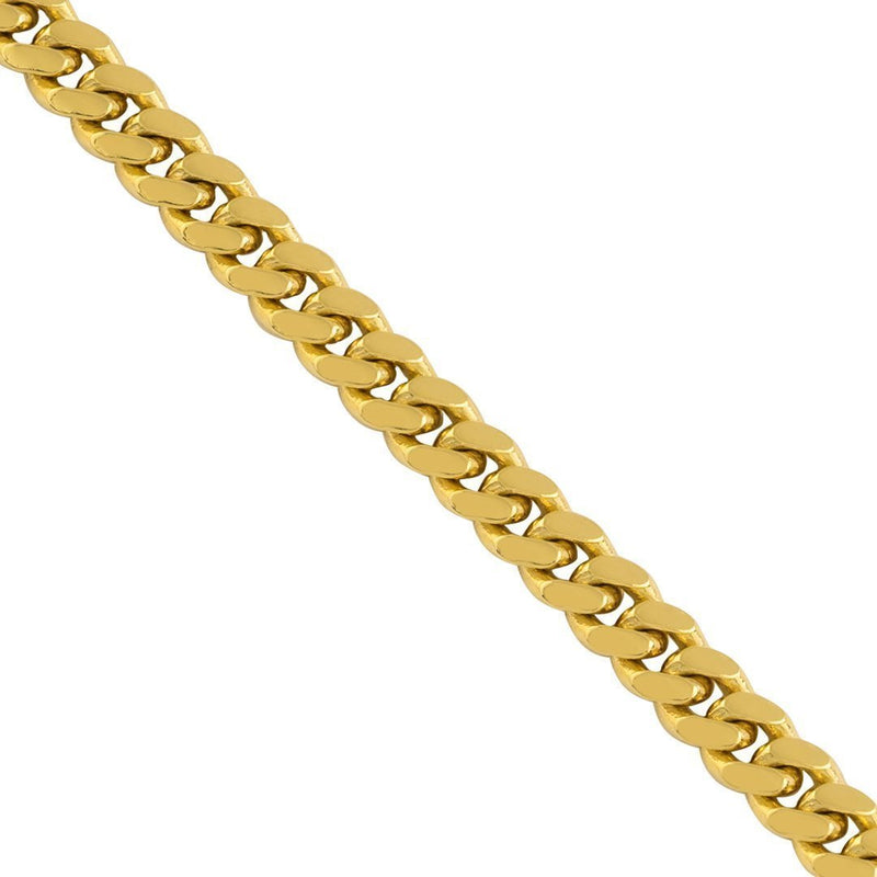 14k Yellow Solid Gold Cuban Link Chain 2.5 mm – Avianne Jewelers